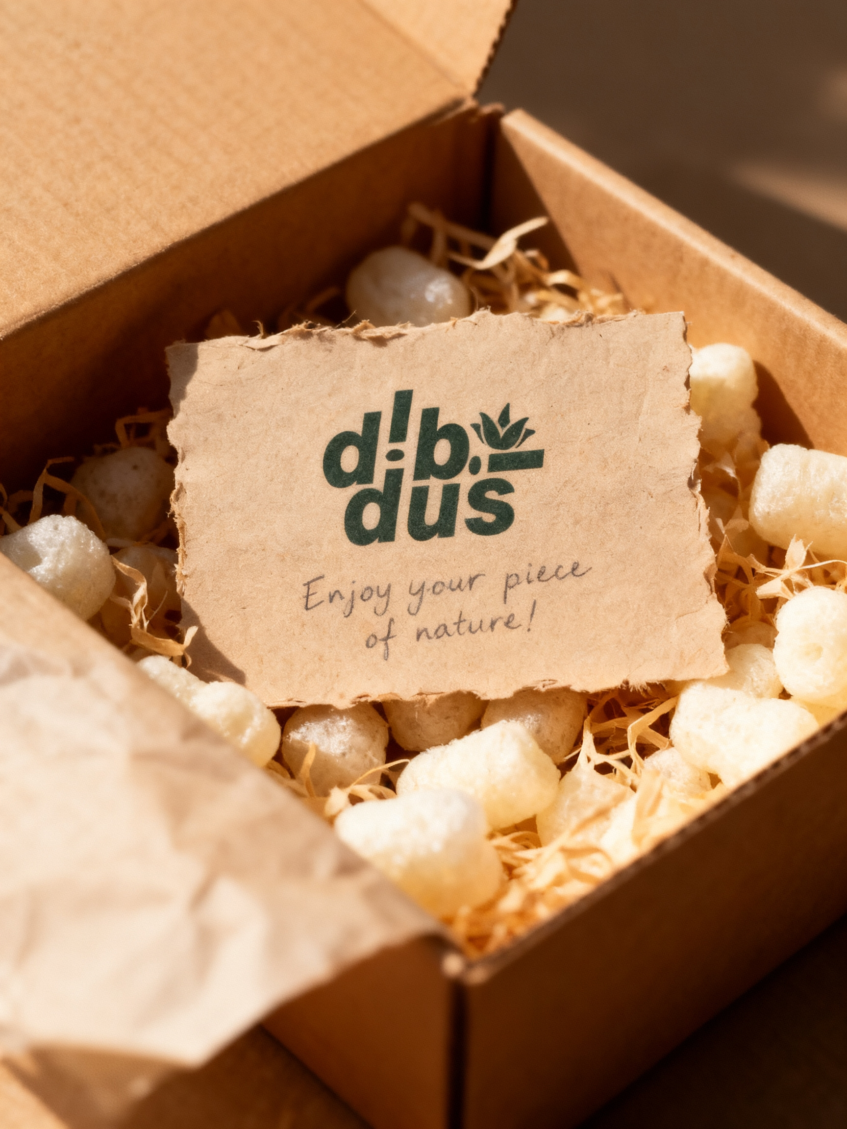 Dibidus branded tag and label