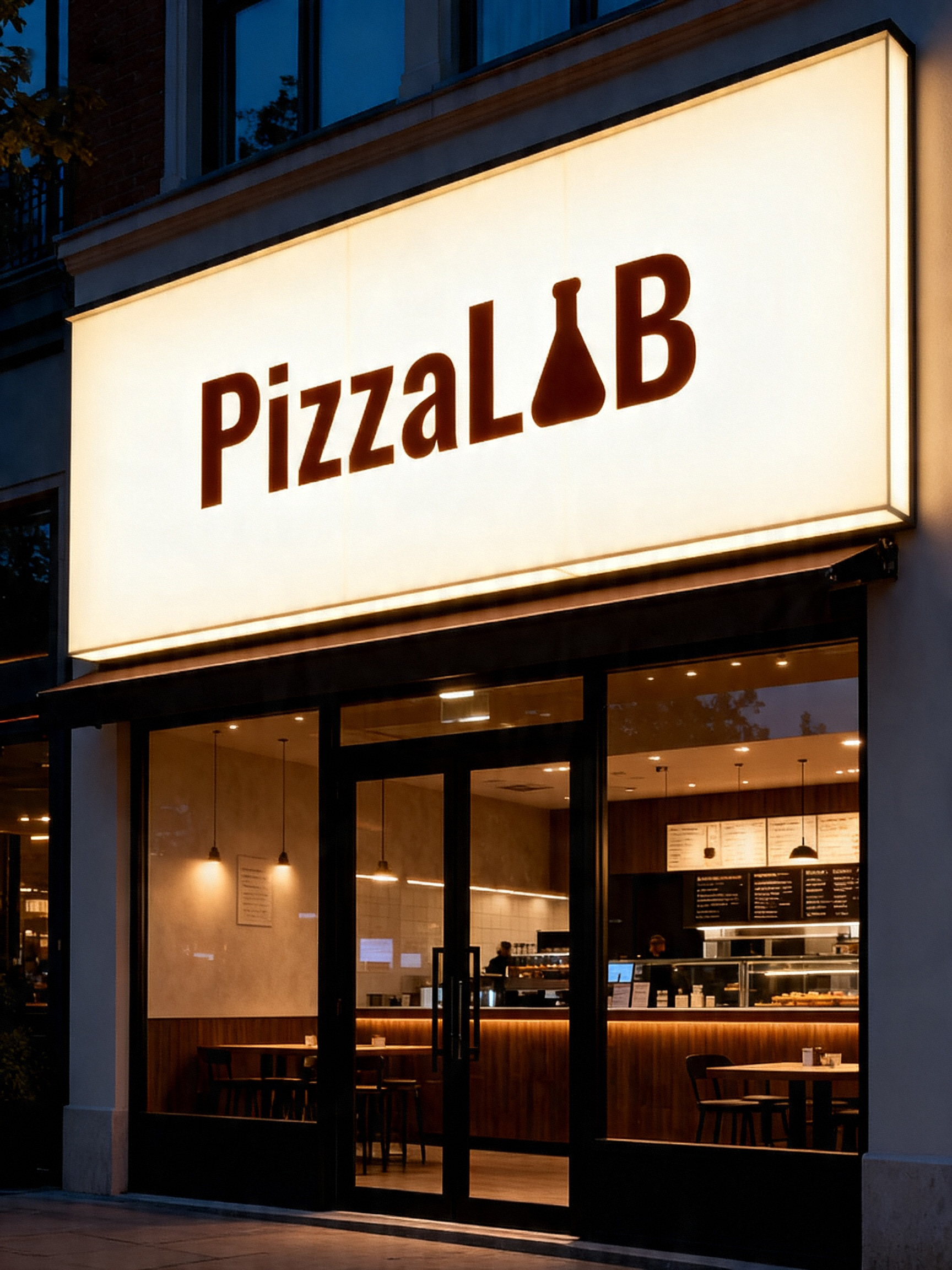 PizzaLAB outdoor signage